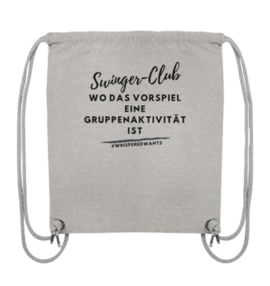 #WhisperedWants Organic Gym-Bag mit frechem Spruch