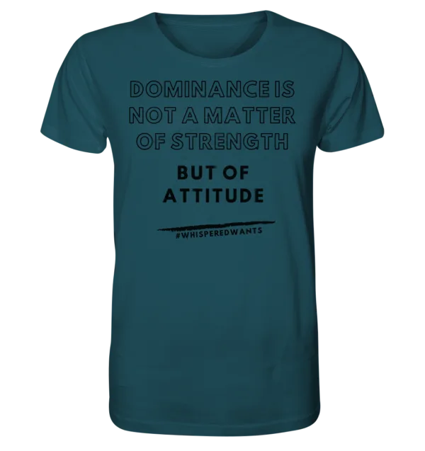 DOMINANCE IS ATTITUDE - Organic Cotton Shirt | #WhisperedWants | 100% Organic Cotton | Sustainable & Stylish – Bild 10