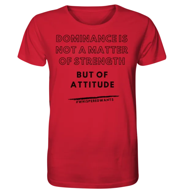 DOMINANCE IS ATTITUDE - Organic Cotton Shirt | #WhisperedWants | 100% Organic Cotton | Sustainable & Stylish – Bild 8